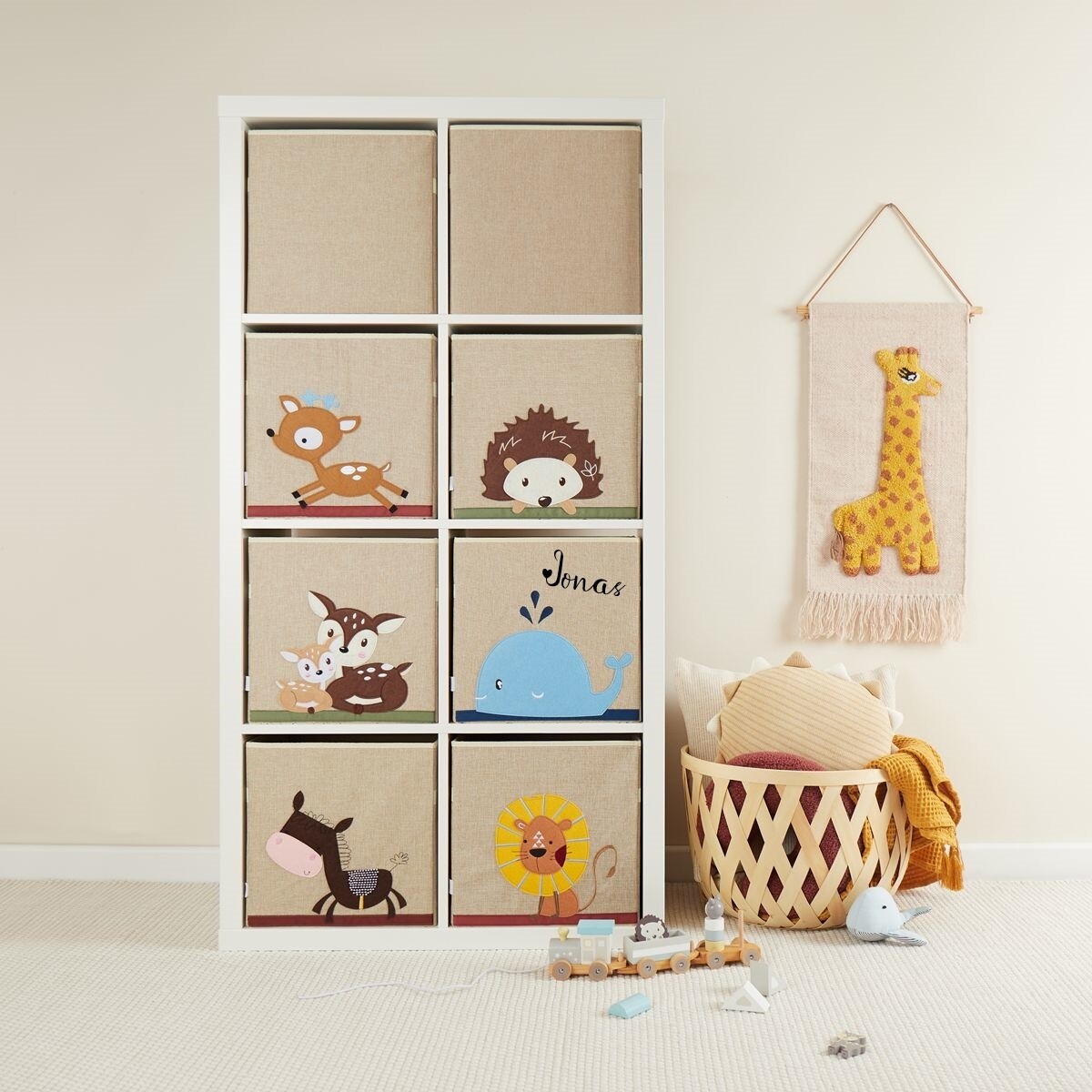 Bieco Aufbewahrungsbox Wal
 personalisierbar