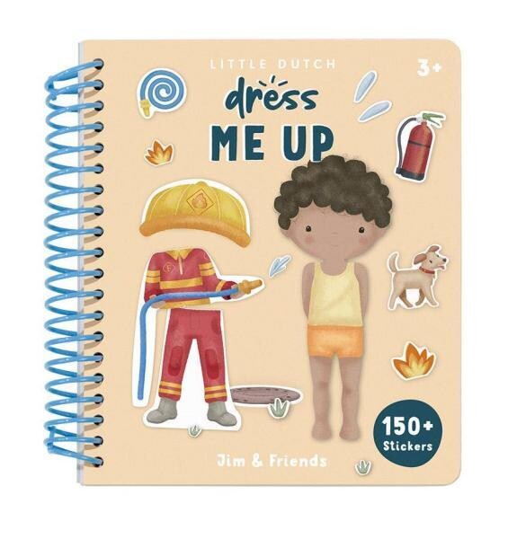 Stickerbuch Dress Me Up - Jim &amp; Friends I Little Dutch