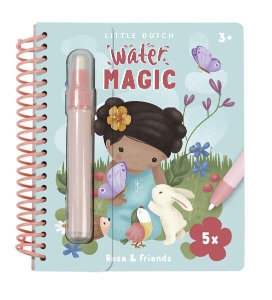 Wassermalbuch Rosa &amp; Friends | Little Dutch