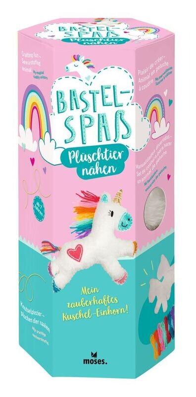 Moses Bastelspaß - Plüschtier nähen - Mein zauberhaftes Kuschel-Einhorn