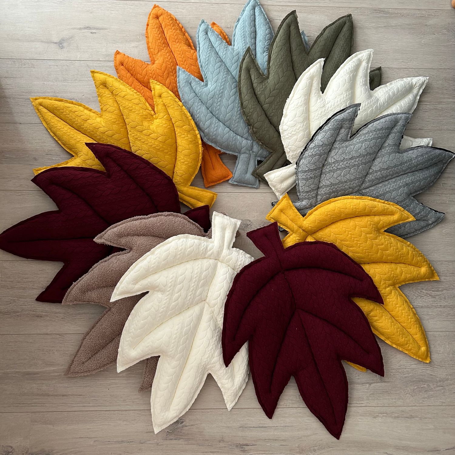 SOFORTVERKAUF Art.K-Design Blattkissen verschiedene Farben