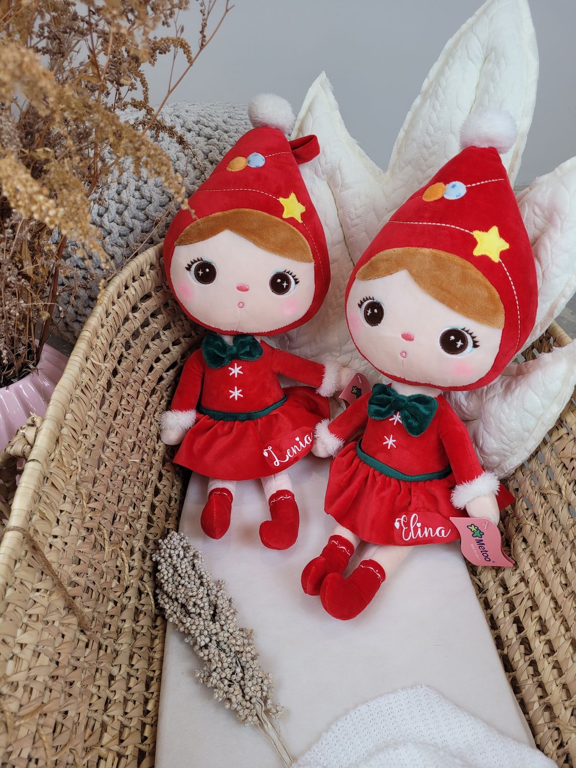 ​Metoo Weihnachtsmädchen 50cm personalisierbar