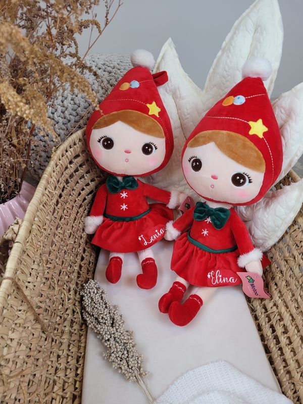 ​Metoo Weihnachtsmädchen 50cm personalisierbar