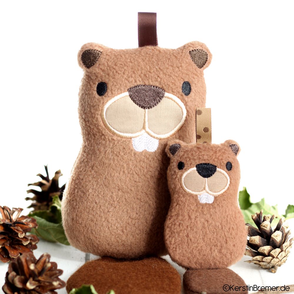 Art.K-Design Biber mit Namenszug auch als Spieluhr