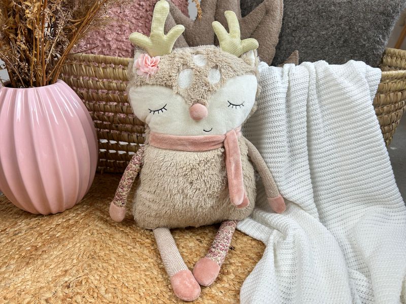 Bieco ​Kuschelkissen Reh Ella personalisierbar