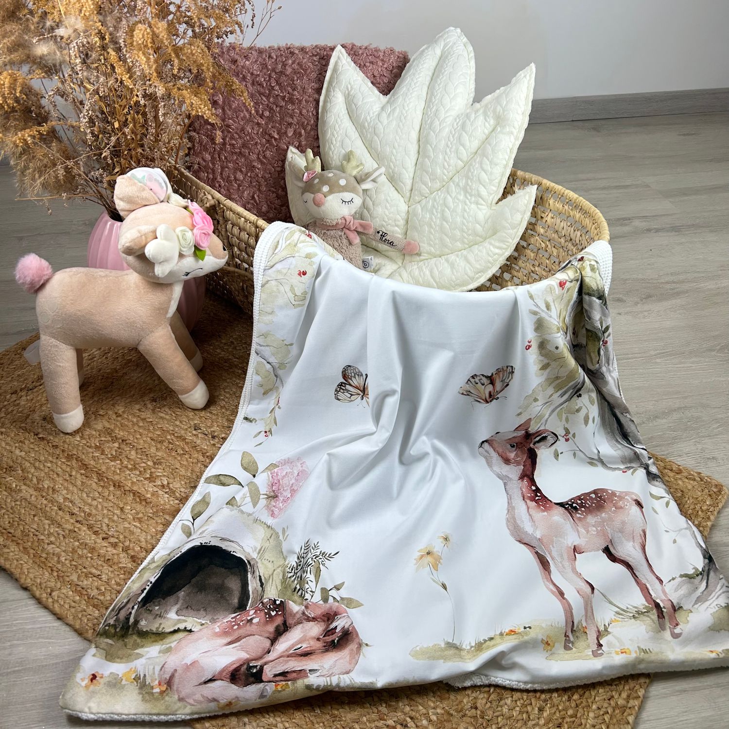 Art.K-Design SOFORTVERKAUF ​Babydecke Waldfreunde XL