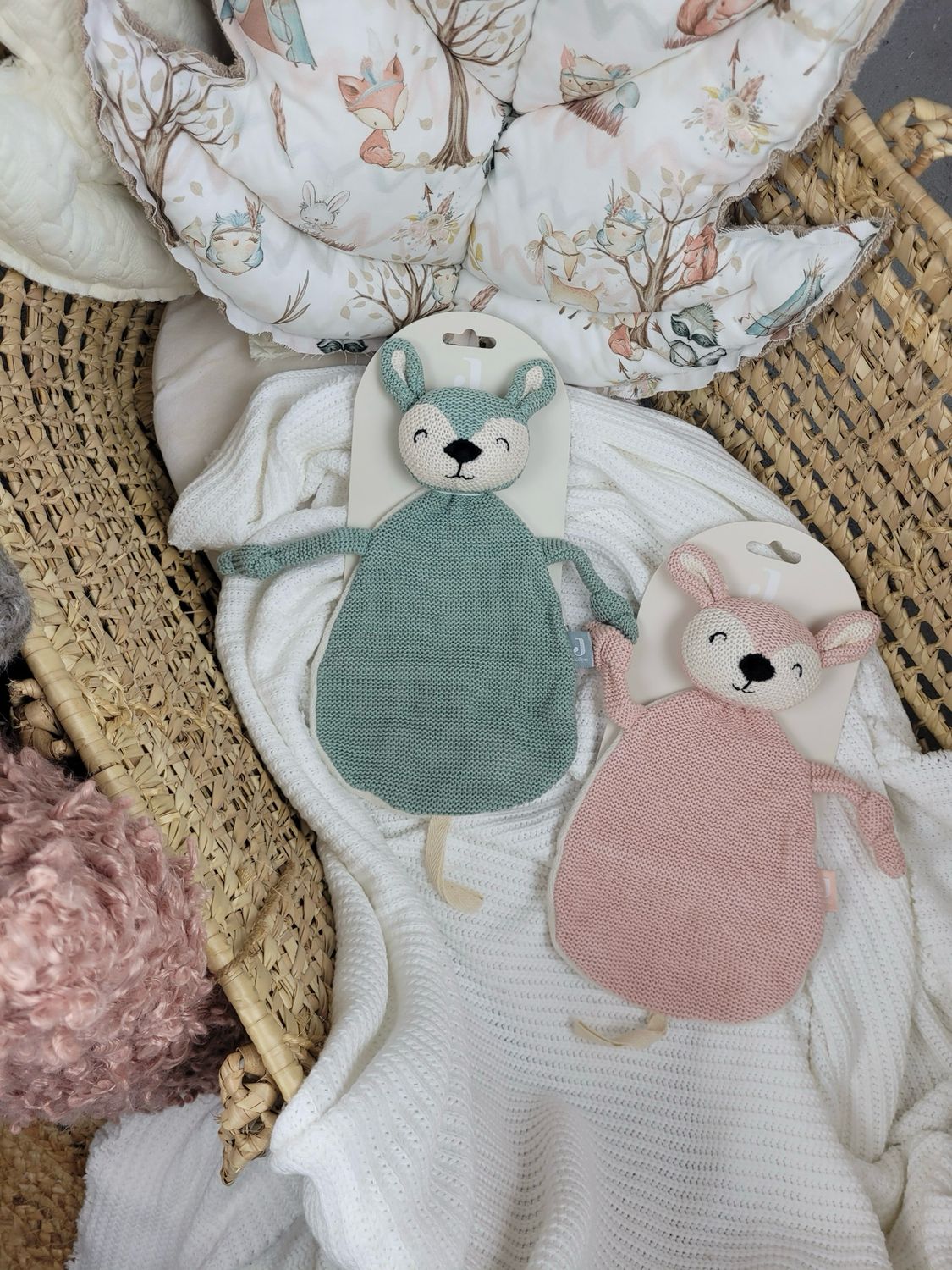 Jollein Schmusetuch Reh personalisierbar