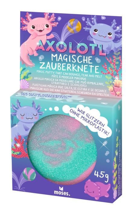 Moses Magische Axolotl Zauberknete verschiedene Farben