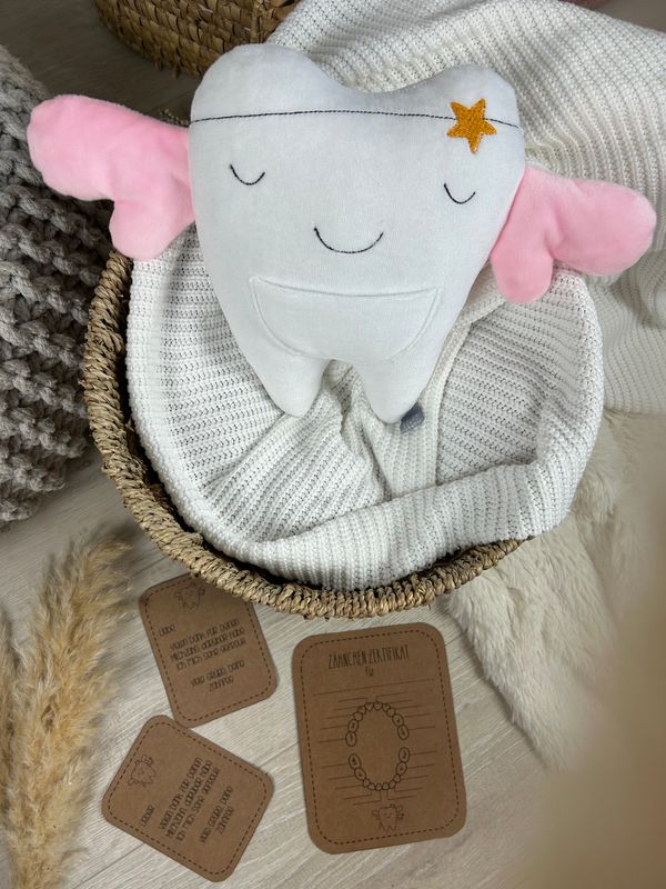 Art.K-Design Kuscheltier Zahnfee Zahn