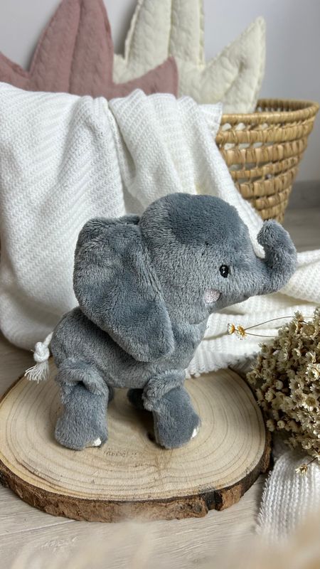 Art.K-Design Kuscheltier Baby Elefant EINZELSTÜCK