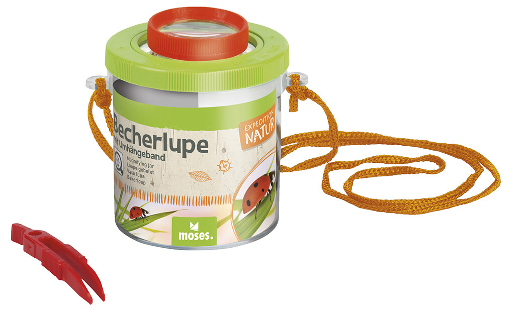 SALE Moses Expedition Natur Becherlupe mit Band