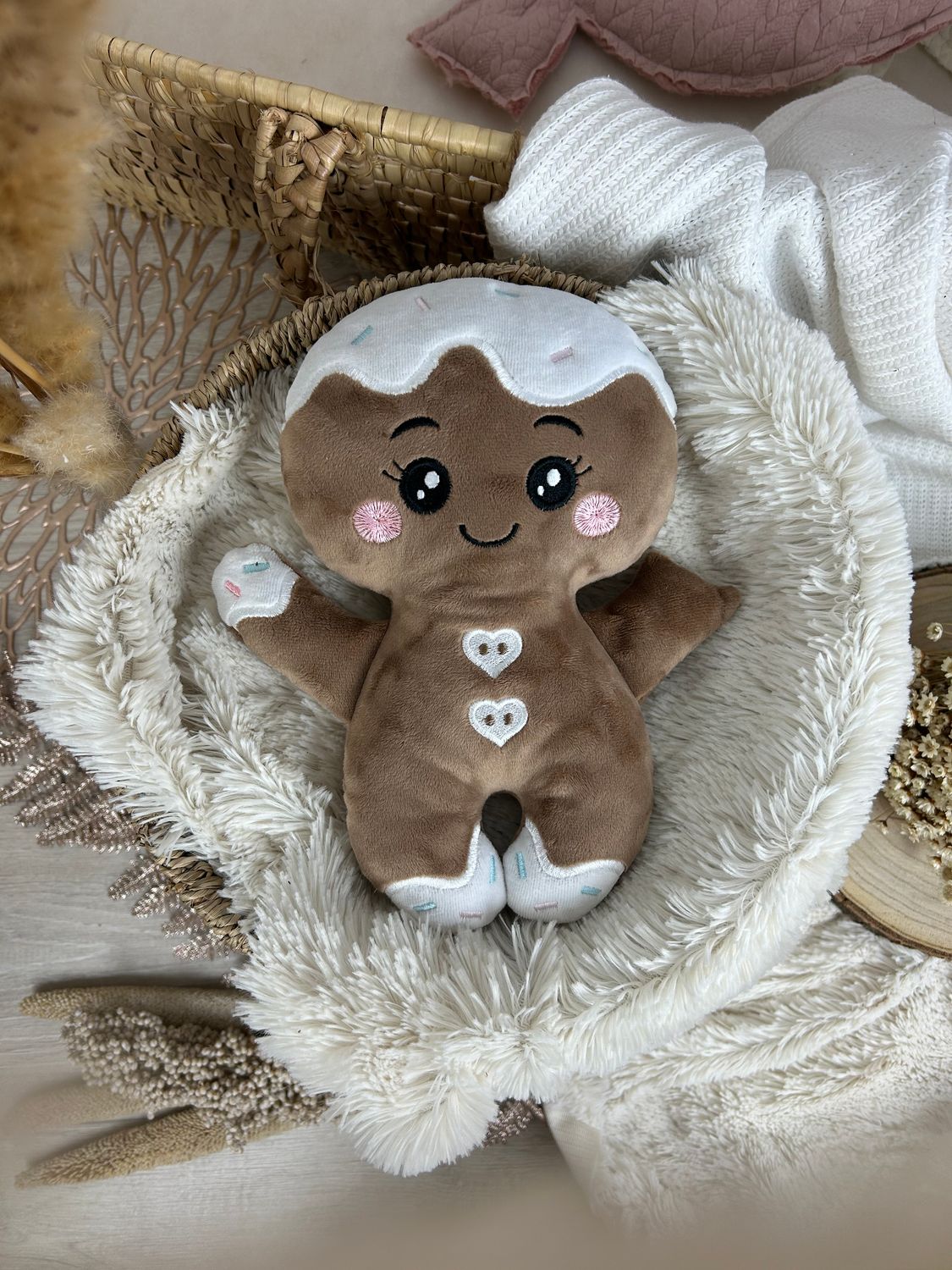 Art.K-Design SOFORTVERKAUF Kuscheltier Lebkuchen Lebkuchenmännlein sofort versandfertig