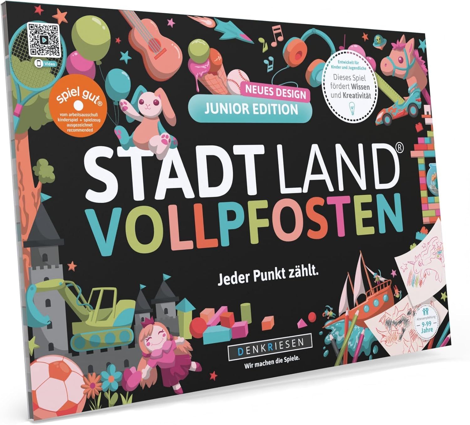 SALE Denkriesen STADT LAND VOLLPFOSTEN® - JUNIOR EDITION "Jeder Punkt zählt."
