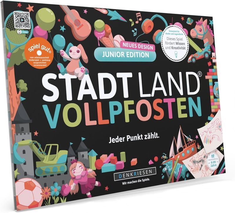 SALE Denkriesen STADT LAND VOLLPFOSTEN® - JUNIOR EDITION "Jeder Punkt zählt."