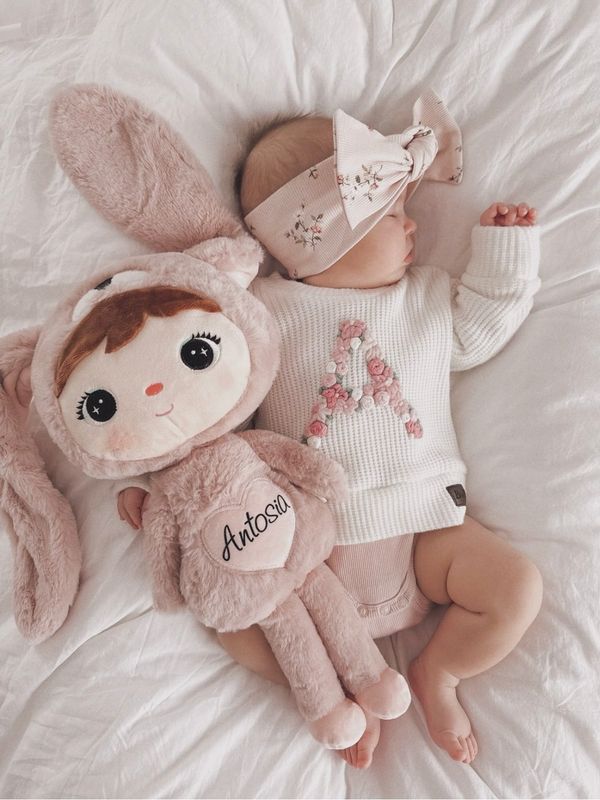 ​Metoo Hase rosa ca. 50cm personalisierbar