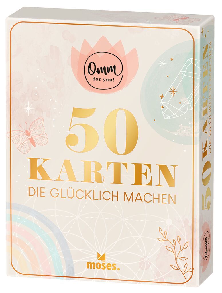 Moses Omm for you: 50 Karten, die glücklich machen - Kartenset