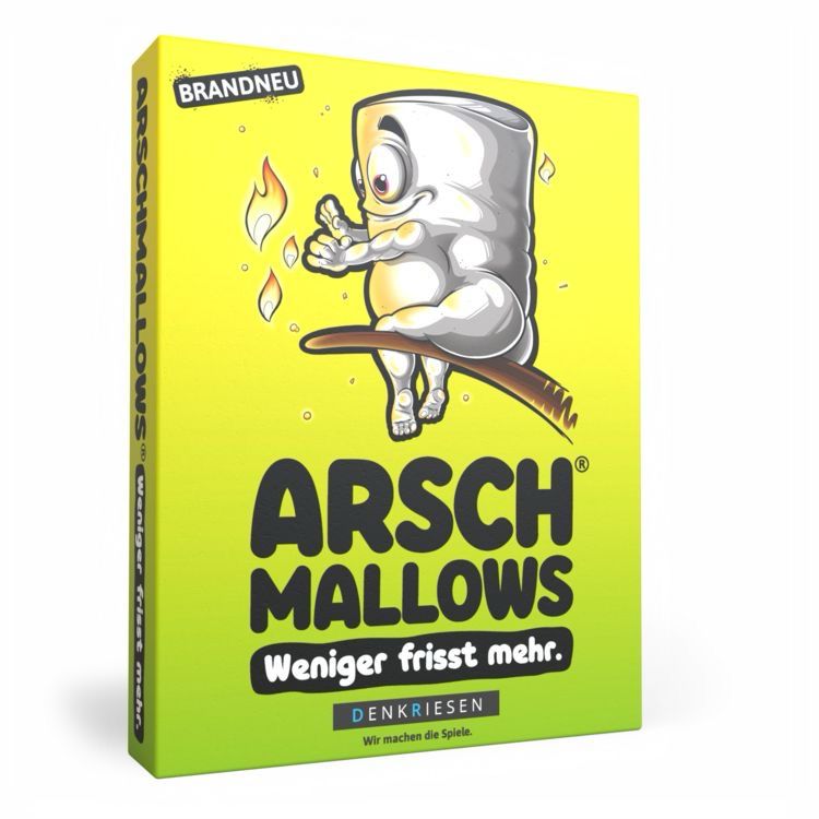 Denkriesen ARSCHMALLOWS "Weniger frisst mehr."