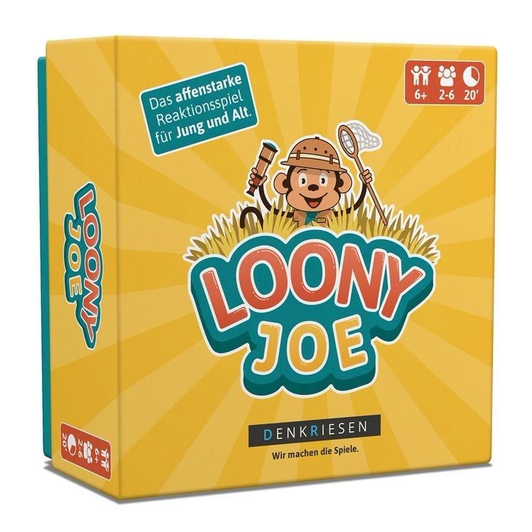 Denkriesen Loony Joe "Das affenstarke Reaktionsspiel für Jung und Alt."