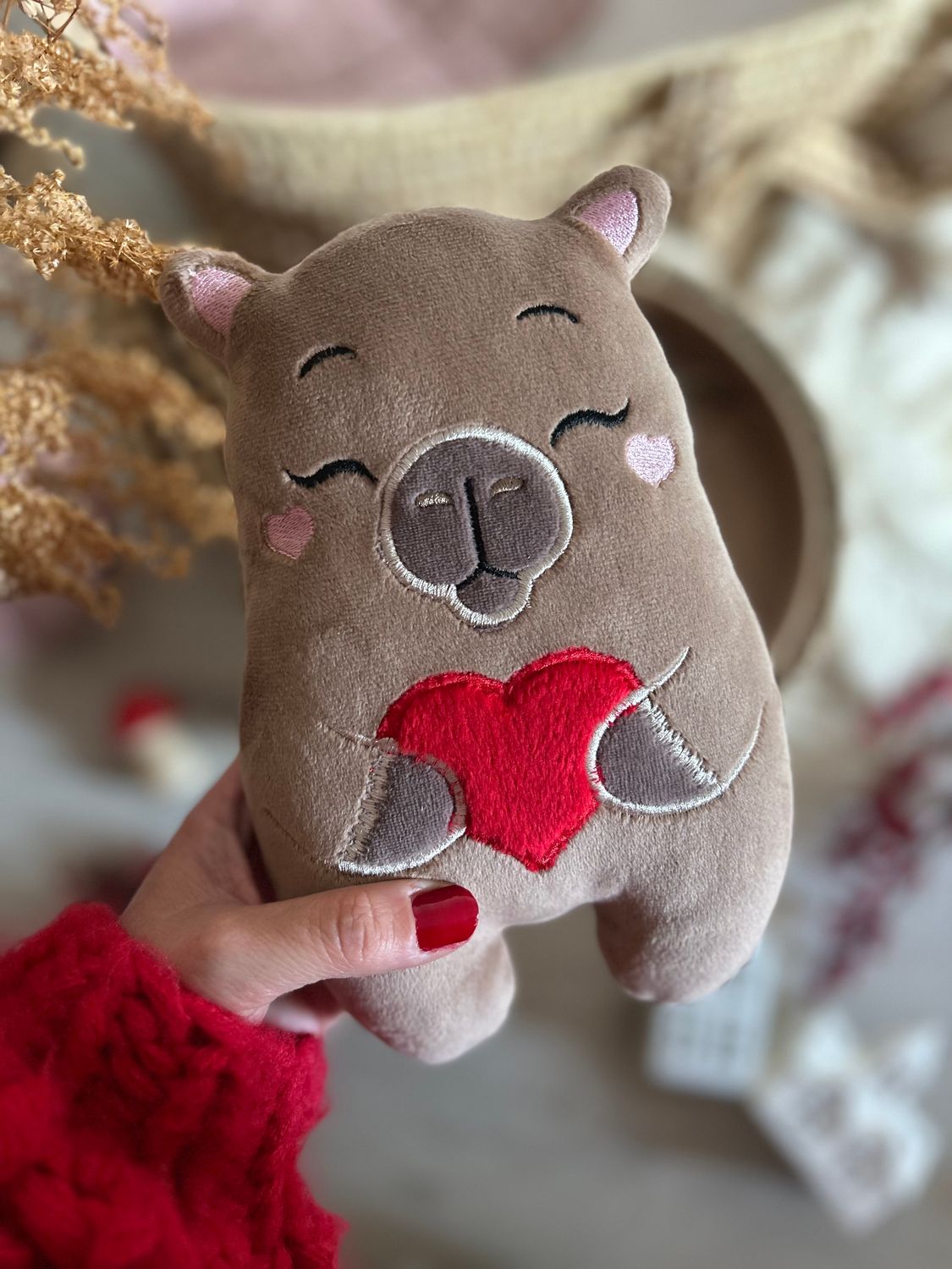 Art.K-Design SOFORTVERKAUF Capybara Kuscheltier auch als Spieluhr sofort Versandfertig