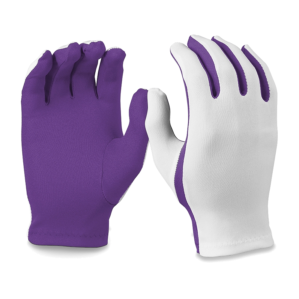 Purple/white Gloves