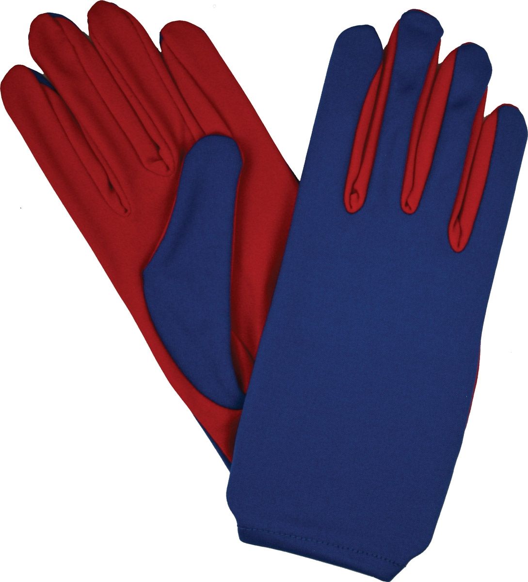 Red and Royal Blue gloves