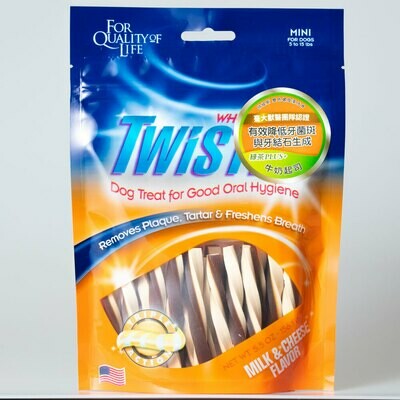 Twistix 特緹斯 雙色螺旋潔牙骨 | 牛奶起司 | 狗零食/潔牙骨 Twistix 特緹斯 雙色螺旋潔牙骨 | 牛奶起司 | 狗零食/潔牙骨