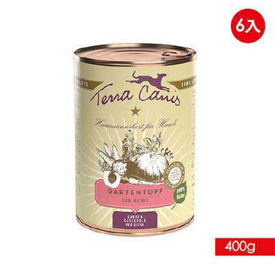 TERRA CANIS 醍菈鮮廚 - 陽光鮮蔬果系列《香甜蔬果燴香草》『400g/6罐裝』 TERRA CANIS 醍菈鮮廚 - 陽光鮮蔬果系列《香甜蔬果燴香草》『400g/6罐裝』