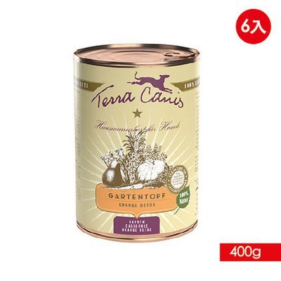 TERRA CANIS 醍菈鮮廚 - 陽光鮮蔬果系列《鮮蔬果佐香草》『400g/6罐裝』 TERRA CANIS 醍菈鮮廚 - 陽光鮮蔬果系列《鮮蔬果佐香草》『400g/6罐裝』
