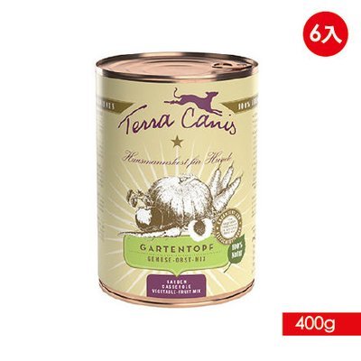 TERRA CANIS 醍菈鮮廚 - 陽光鮮蔬果系列《綜合水果慢燉鮮蔬》『400g/6罐裝』 TERRA CANIS 醍菈鮮廚 - 陽光鮮蔬果系列《綜合水果慢燉鮮蔬》『400g/6罐裝』
