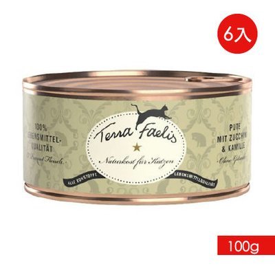 TERRA CANIS 醍菈鮮廚《火雞甘菊佐貓薄荷》『100g/6罐裝』 TERRA CANIS 醍菈鮮廚《火雞甘菊佐貓薄荷》『100g/6罐裝』