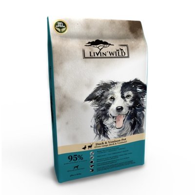 Livin’Wild 野宴-紐西蘭天然寵糧-犬系列《放養鴨&草飼鹿》4lb/1.8kg Livin’Wild 野宴-紐西蘭天然寵糧-犬系列《放養鴨&草飼鹿》4lb/1.8kg