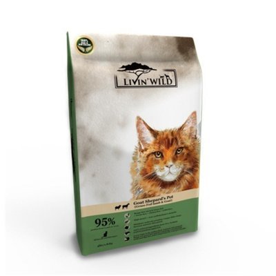 Livin’Wild 野宴-紐西蘭天然寵糧-貓系列《草飼羊&野牧山羊》4lb/1.8kg Livin’Wild 野宴-紐西蘭天然寵糧-貓系列《草飼羊&野牧山羊》4lb/1.8kg