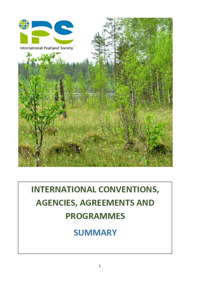 International Conventions, Agencies, Agreements - Summary 2019