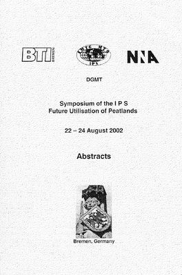 Future Utilisation of Peatlands Bremen 2002