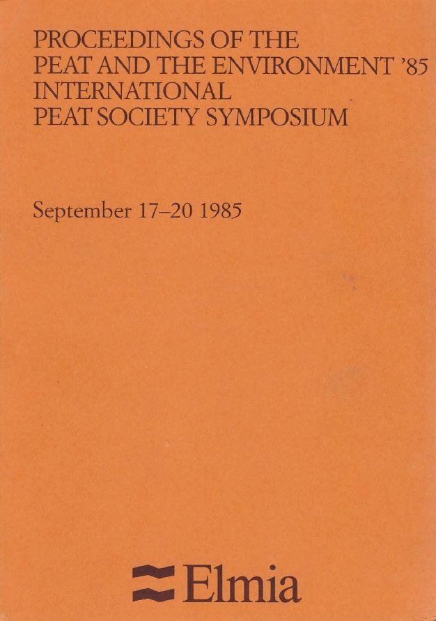 Peat and the Environment Jonköping 1985