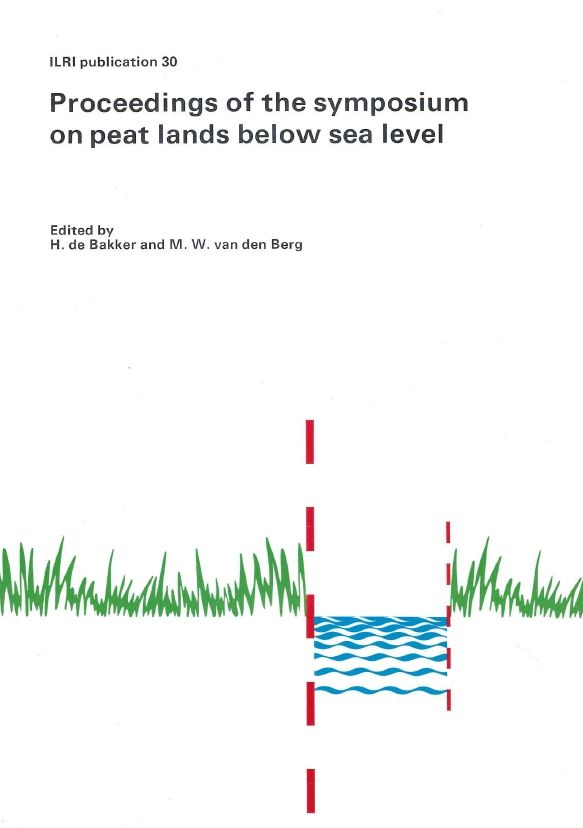 Peatlands below sea level Wageningen 1982