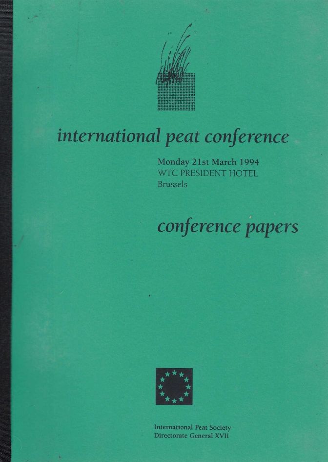 International Peat Conference Brussels 1994
