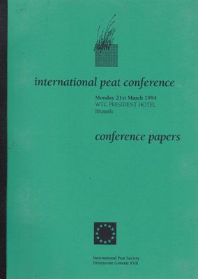 International Peat Conference Brussels 1994