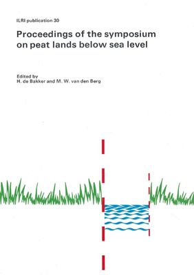 Peatlands below sea level Wageningen 1982
