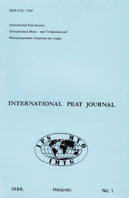 International Peat Journal 1 1986