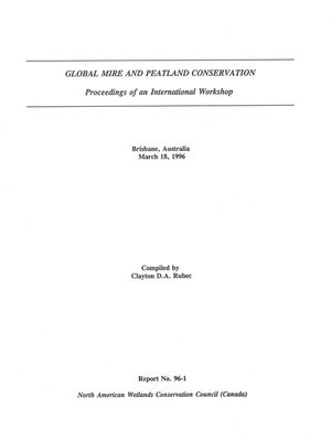 Global Mire and Peatland Conservation Brisbane 1996