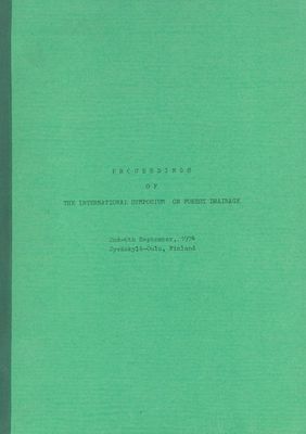 Proceedings of the International Symposium on Forest Drainage Jyväskylä-Oulu 1974