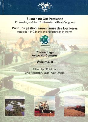 Sustaining our Peatlands IPC Québec 2000 Vol II