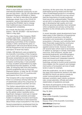 16th International Peatland Congress Tallinn 2021 (Print + PDF)