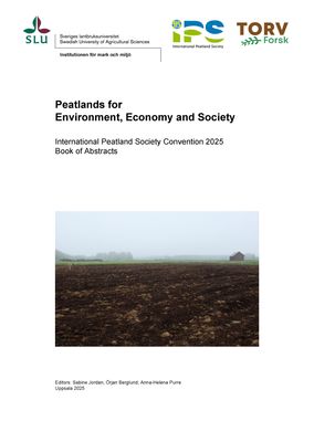 Peatlands for Environment, Economy and Society Gysinge Book of Abstracts (PDF) 2025