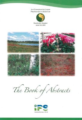 The 14th International Peat Congress: Peatlands in Balance Stockholm 2012 - Book of Abstracts