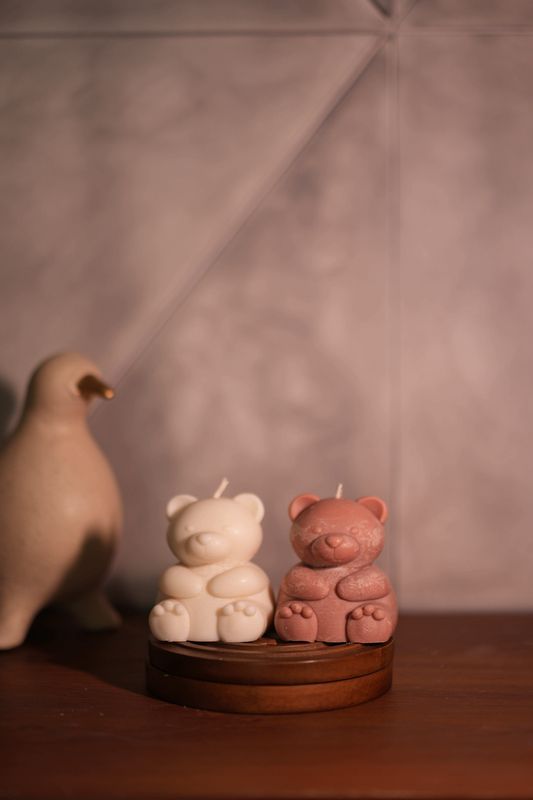 Teddy Candle