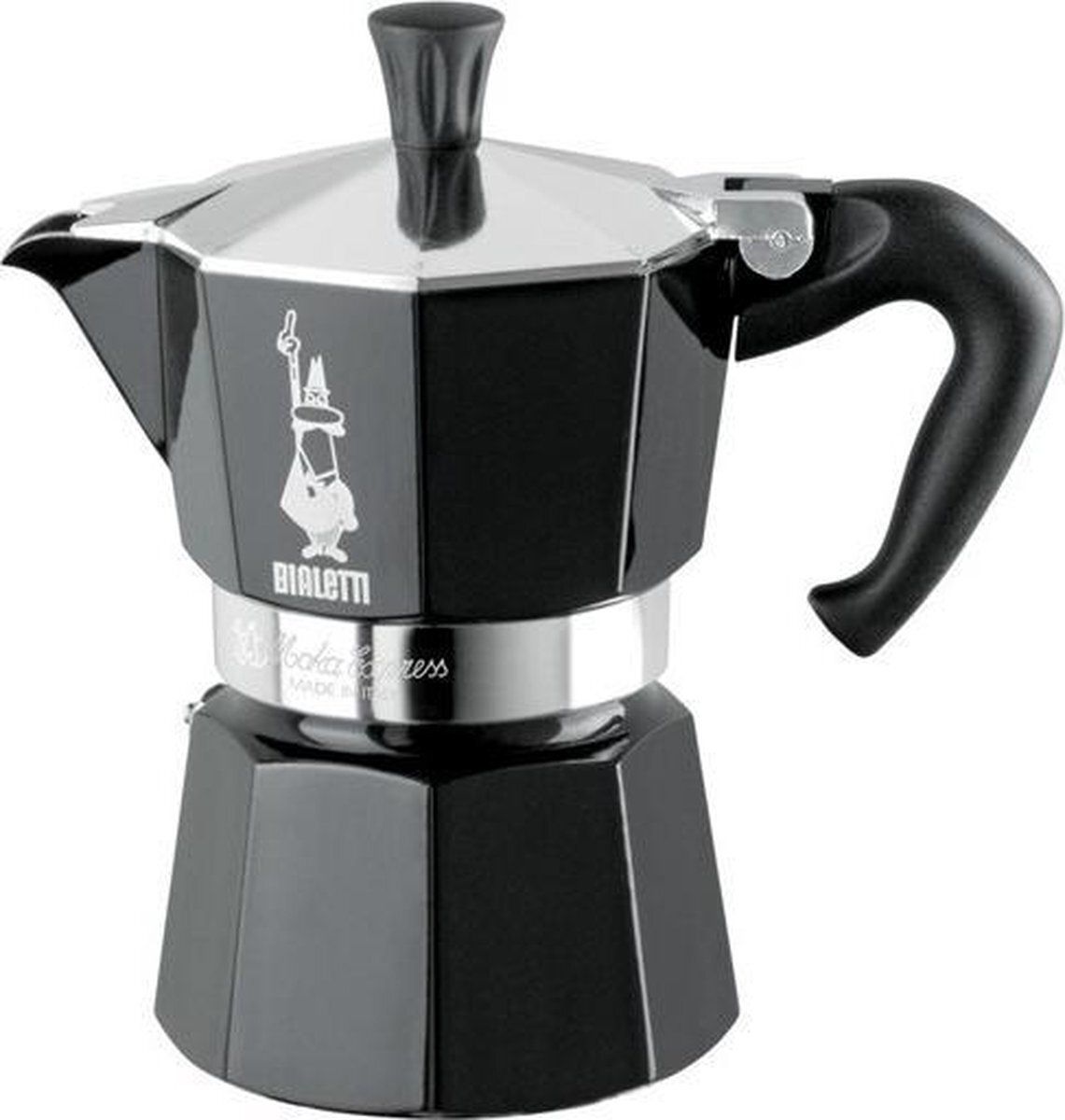 Bialetti Moka Express- percolator - Zwart - 6 kopjes