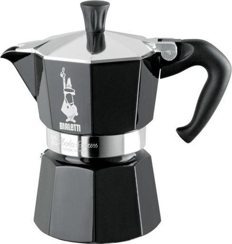 Bialetti Moka Express- percolator - Zwart - 6 kopjes