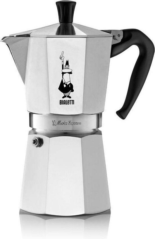 Bialetti Moka Express - percolator - zilver - 12 kopjes
